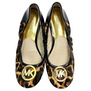 Michael Michael Kors Cheetah Ballet Flats Size 7